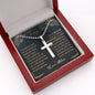 To My Son - Never Forget - Personalized Cross Necklace - Celeste Jewel