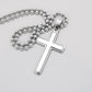To My Son - Never Forget - Personalized Cross Necklace - Celeste Jewel