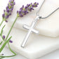 To My Son - St Patrick's Day Gift - Personalized Cross With Engraving - Celeste Jewel