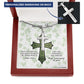 To My Son - St Patrick's Day Gift - Personalized Cross With Engraving - Celeste Jewel