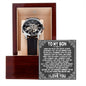 To My Son - When You Wear This Watch - Men's Skeleton Watch - Celeste Jewel