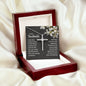 To My Soulmate - Every Single Moment - Cubic Zirconia Cross Necklace - Celeste Jewel