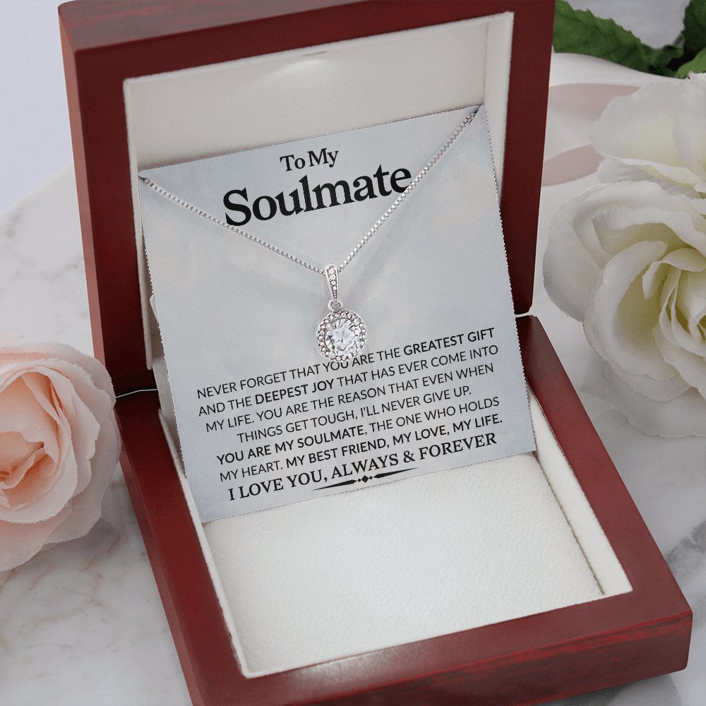 To My Soulmate Gift - You Are My Soulmate - Eternal Hope Necklace - Celeste Jewel