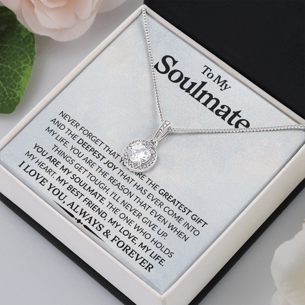To My Soulmate Gift - You Are My Soulmate - Eternal Hope Necklace - Celeste Jewel