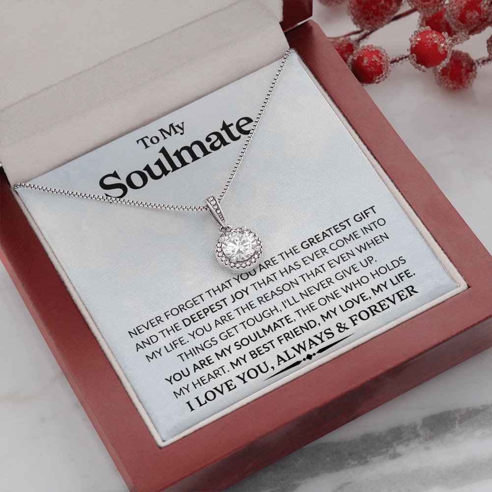 To My Soulmate Gift - You Are My Soulmate - Eternal Hope Necklace - Celeste Jewel