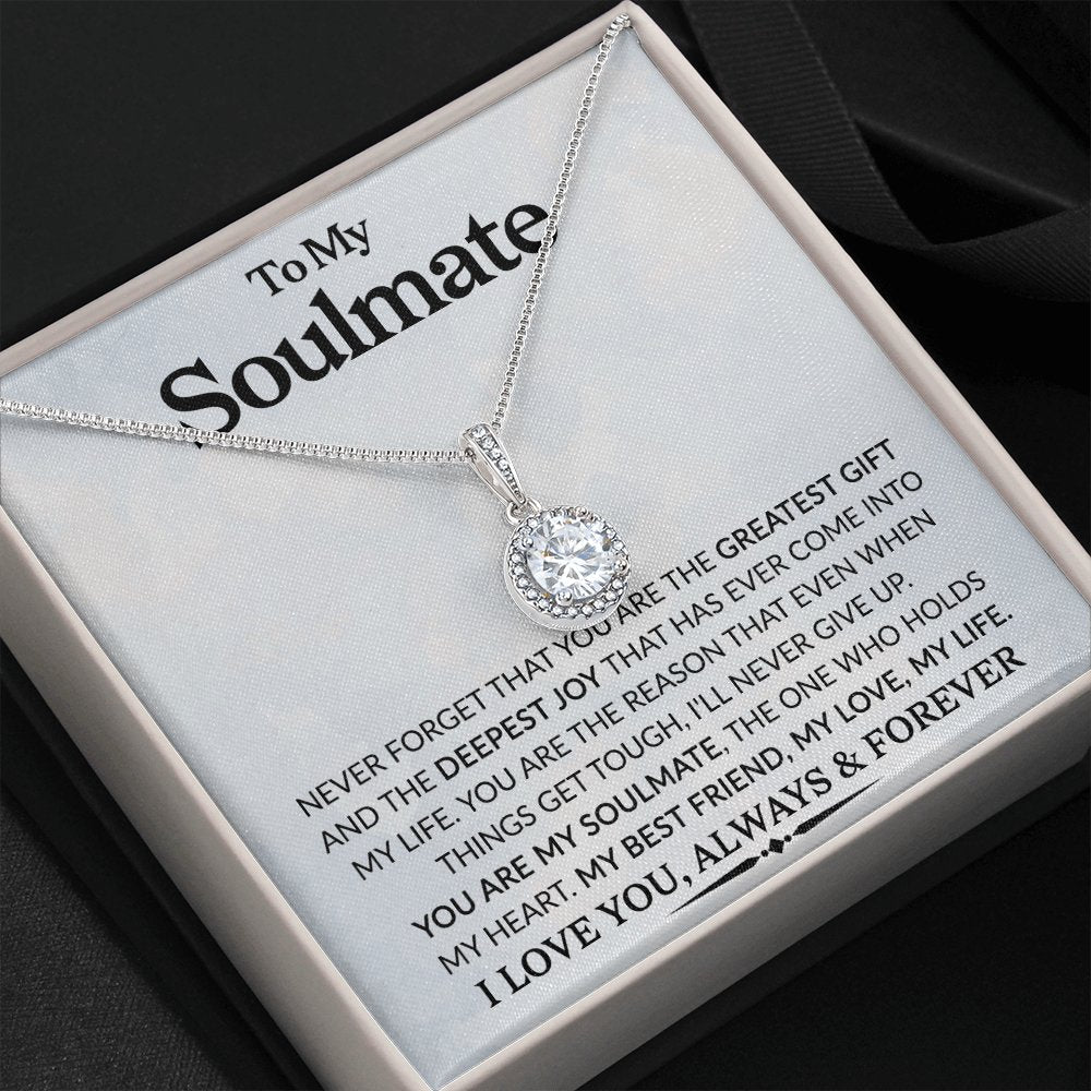 To My Soulmate Gift - You Are My Soulmate - Eternal Hope Necklace - Celeste Jewel