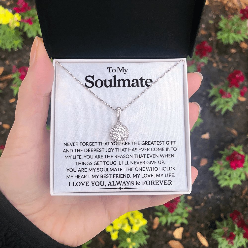 To My Soulmate Gift - You Are My Soulmate - Eternal Hope Necklace - Celeste Jewel