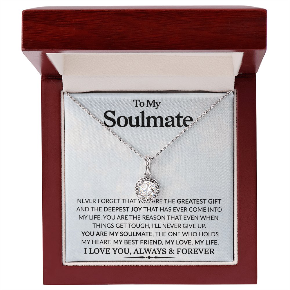 To My Soulmate Gift - You Are My Soulmate - Eternal Hope Necklace - Celeste Jewel
