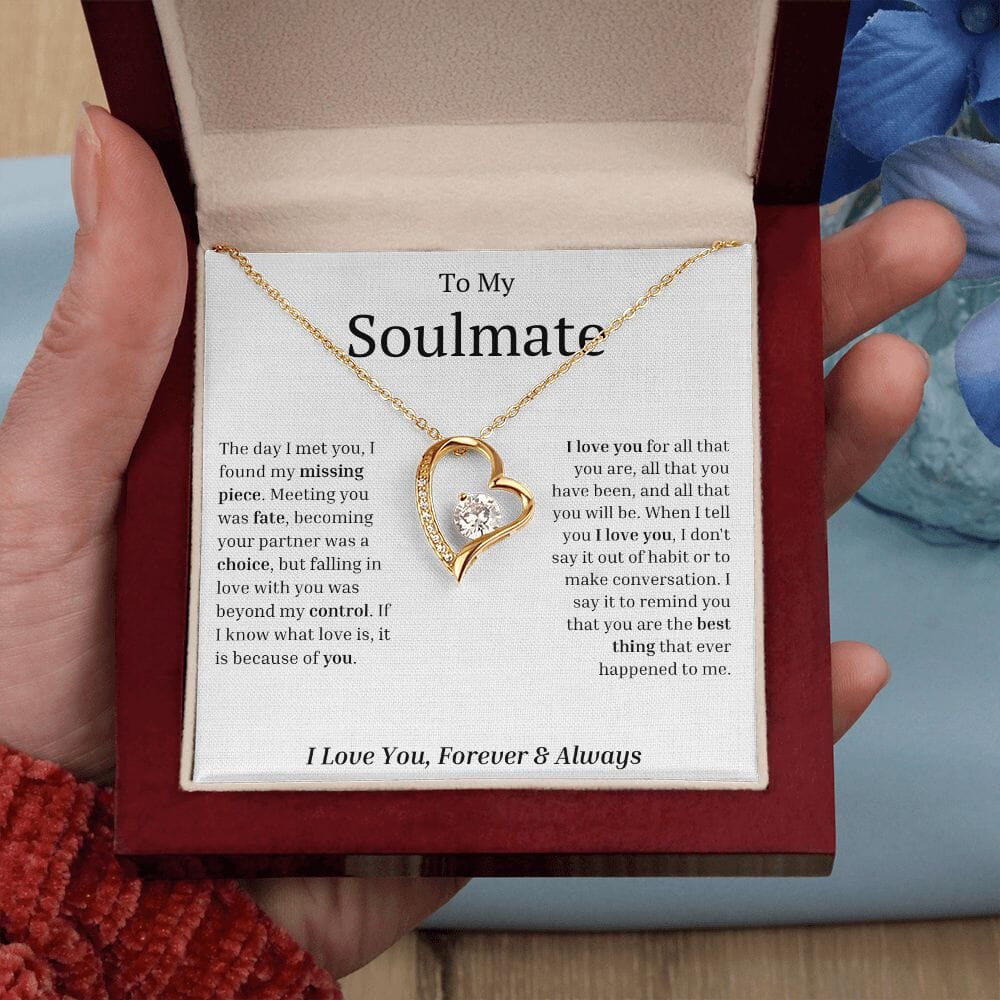 To My Soulmate - My Missing Piece - Eternal Love Necklace - Celeste Jewel