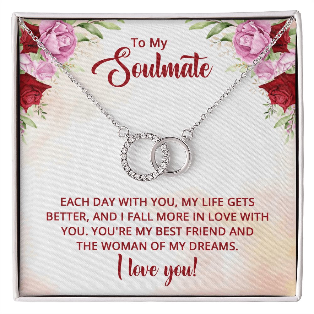 To My Soulmate - You're My Best Friend - Perfect Pair Necklace - Celeste Jewel