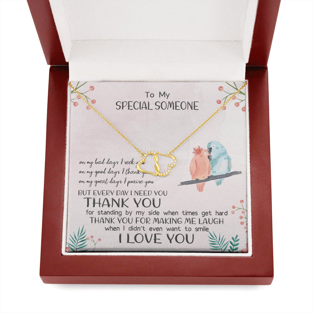 To My Special Someone - On My Great Days - Everlasting Love Necklace - Celeste Jewel