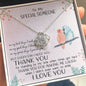 To My Special Someone - On My Great Days - Love Knot Necklace - Celeste Jewel