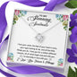 To My Stunning Soulmate - Eternally In Love - Love Knot Necklace - Celeste Jewel