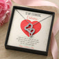 To My Stunning Valentine - I'll Keep Choosing You - Intertwined Hearts Necklace - Celeste Jewel