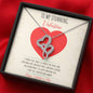 To My Stunning Valentine - I'll Keep Choosing You - Intertwined Hearts Necklace - Celeste Jewel