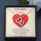 To My Stunning Valentine - I'll Keep Choosing You - Intertwined Hearts Necklace - Celeste Jewel