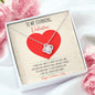 To My Stunning Valentine - I'll Keep Choosing You - Love Knot Necklace - Celeste Jewel