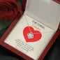 To My Stunning Valentine - I'll Keep Choosing You - Love Knot Necklace - Celeste Jewel