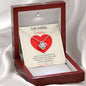 To My Stunning Valentine - I'll Keep Choosing You - Love Knot Necklace - Celeste Jewel