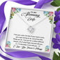 To My Stunning Wife - Eternally In Love - Love Knot Necklace - Celeste Jewel