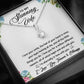 To My Stunning Wife - Sparkling Radiance Necklace - Celeste Jewel