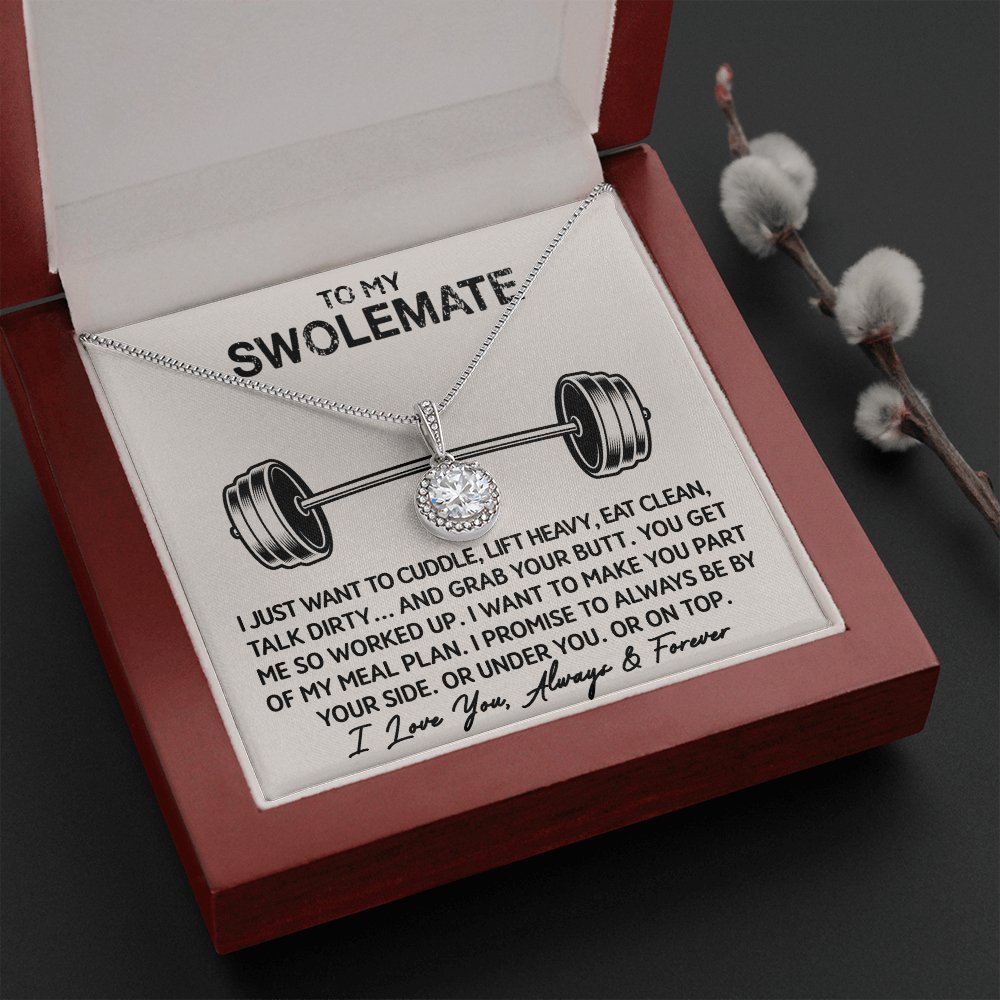 To My Swolemate - My Meal Plan - Eternal Hope Necklace - Celeste Jewel
