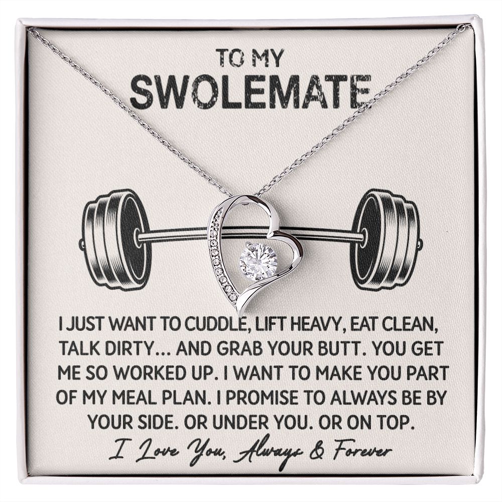 To My Swolemate - My Meal Plan - Eternal Love Necklace - Celeste Jewel