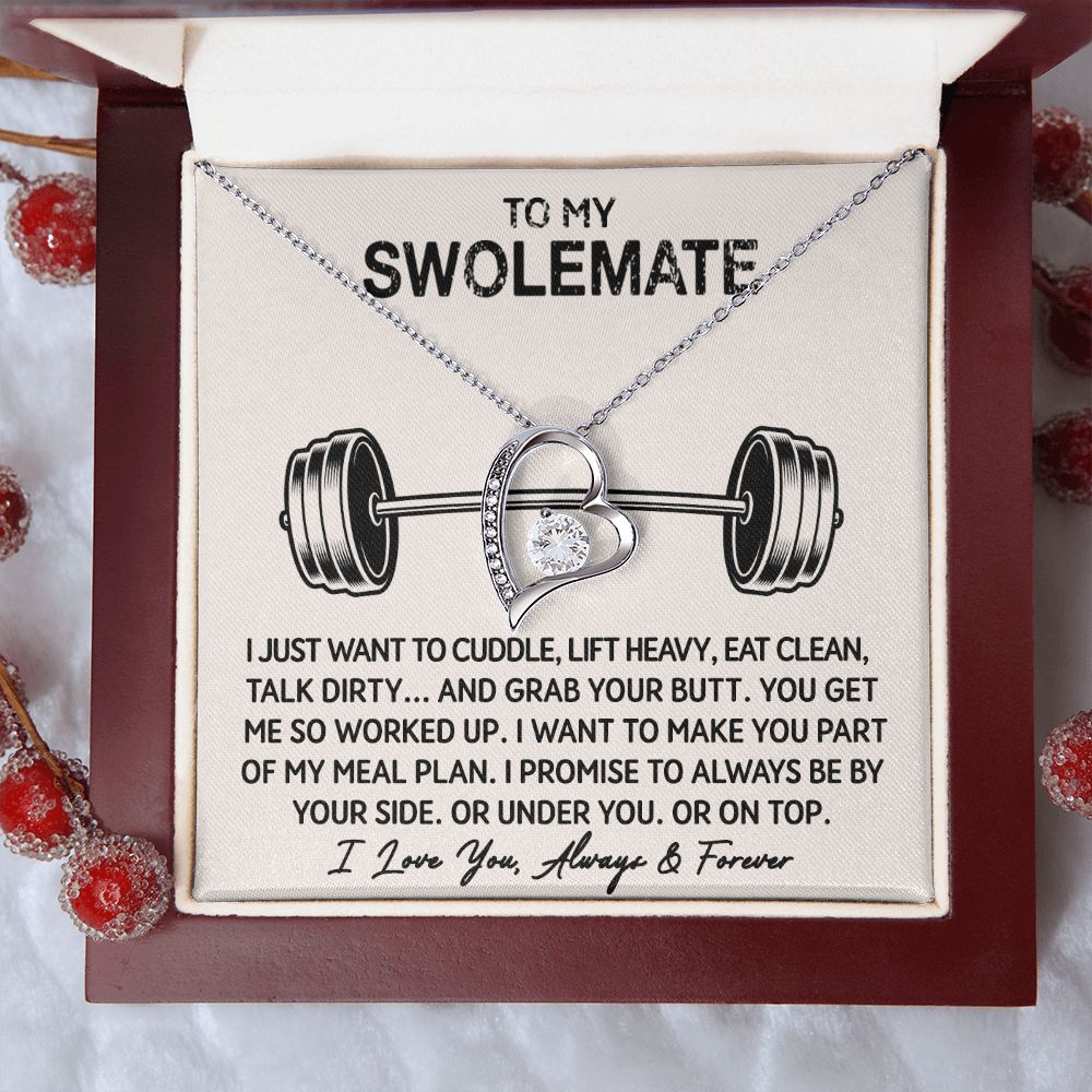 To My Swolemate - My Meal Plan - Eternal Love Necklace - Celeste Jewel