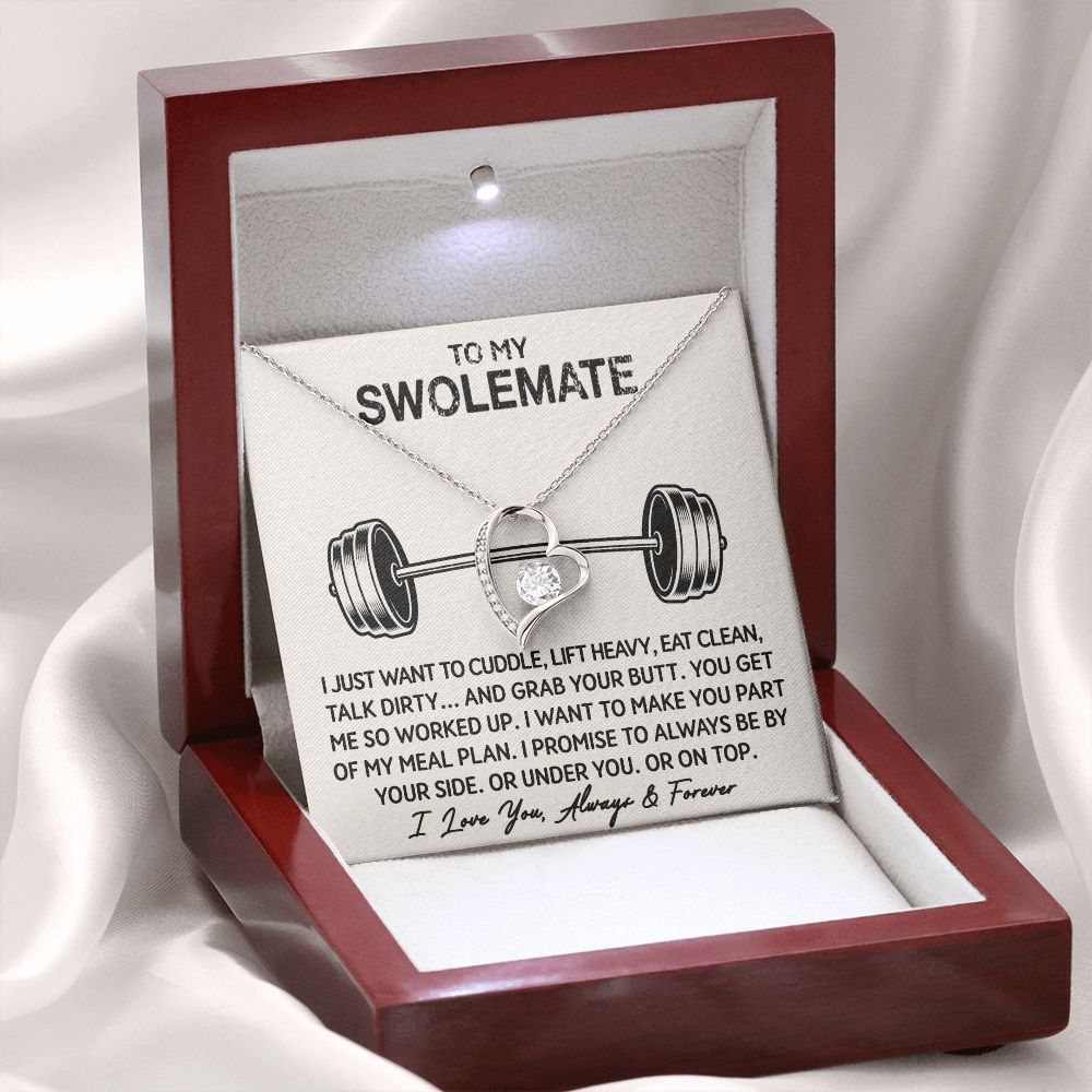 To My Swolemate - My Meal Plan - Eternal Love Necklace - Celeste Jewel