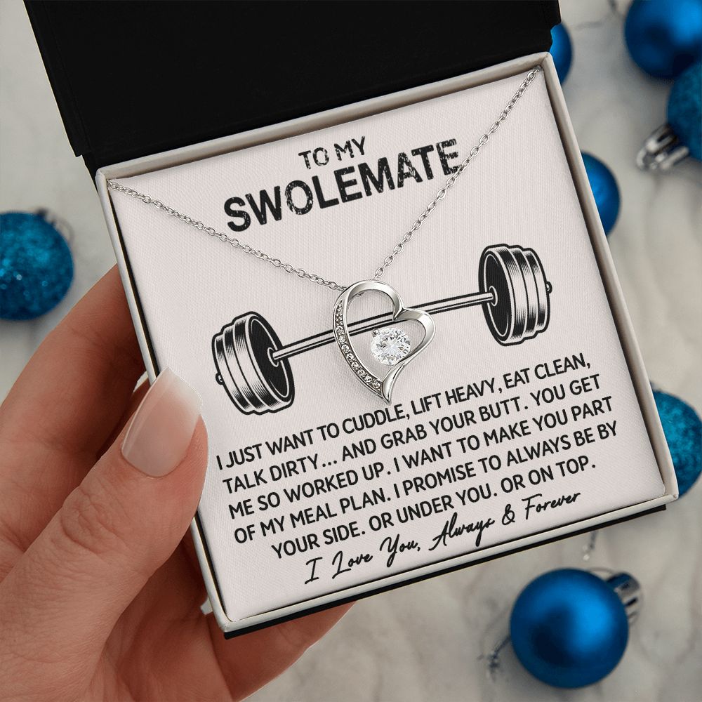 To My Swolemate - My Meal Plan - Eternal Love Necklace - Celeste Jewel