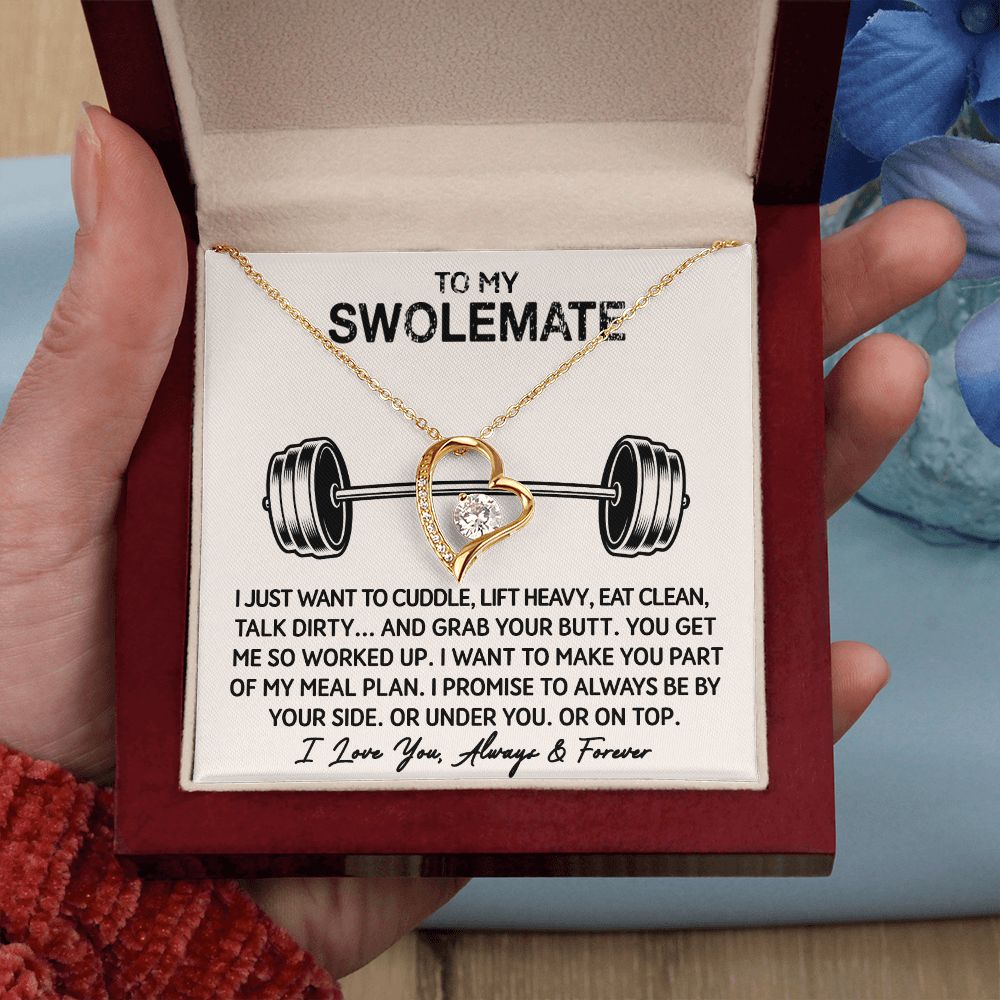 To My Swolemate - My Meal Plan - Eternal Love Necklace - Celeste Jewel