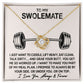 To My Swolemate - My Meal Plan - Love Knot Necklace - Celeste Jewel