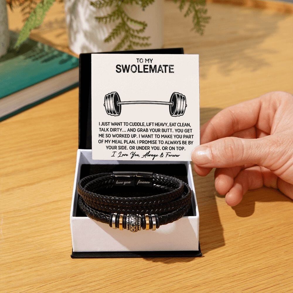 To My Swolemate - My Meal Plan - Love You Forever Bracelet - Celeste Jewel