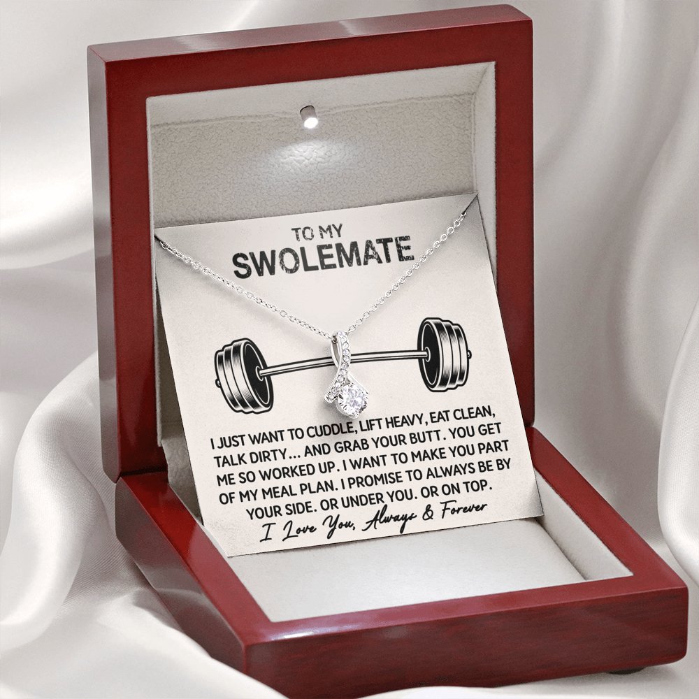 To My Swolemate - My Meal Plan - Sparkling Radiance Necklace - Celeste Jewel