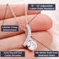 To My Swolemate - My Meal Plan - Sparkling Radiance Necklace - Celeste Jewel