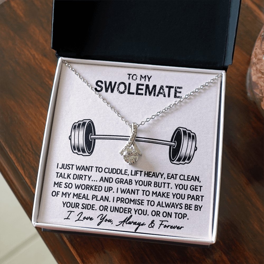 To My Swolemate - My Meal Plan - Sparkling Radiance Necklace - Celeste Jewel