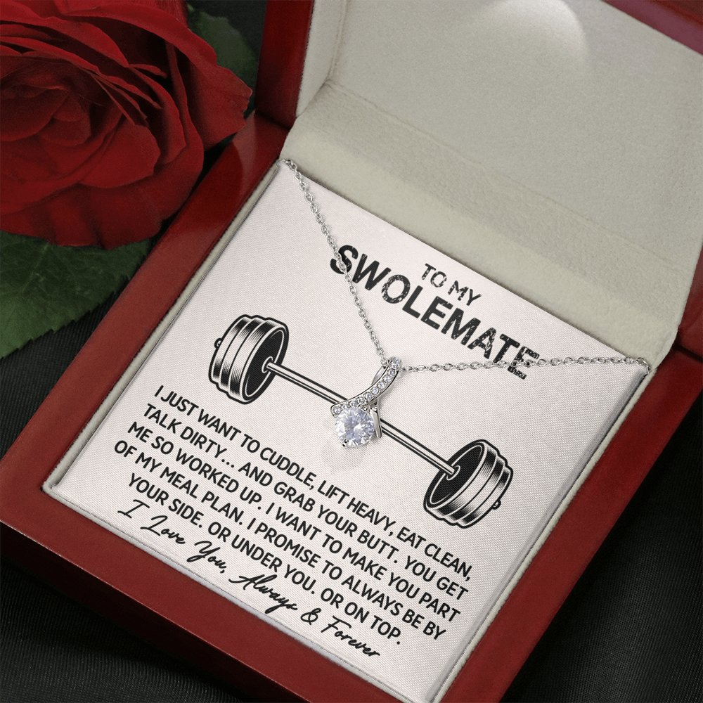 To My Swolemate - My Meal Plan - Sparkling Radiance Necklace - Celeste Jewel