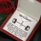 To My Swolemate - My Meal Plan - Sparkling Radiance Necklace - Celeste Jewel