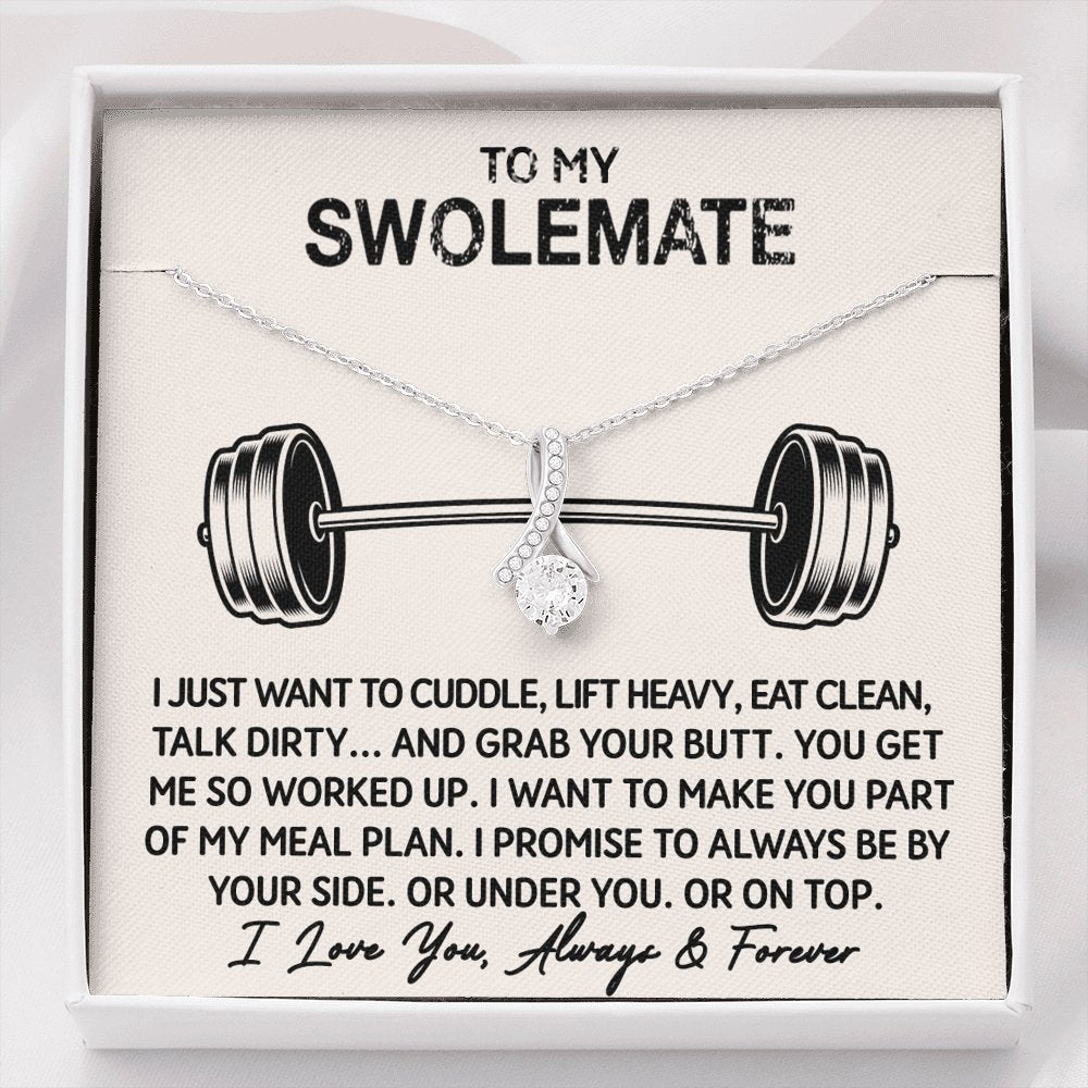 To My Swolemate - My Meal Plan - Sparkling Radiance Necklace - Celeste Jewel
