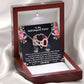 To My Unbiological Sister - Become Sisters - Interlocking Hearts Necklace - Celeste Jewel
