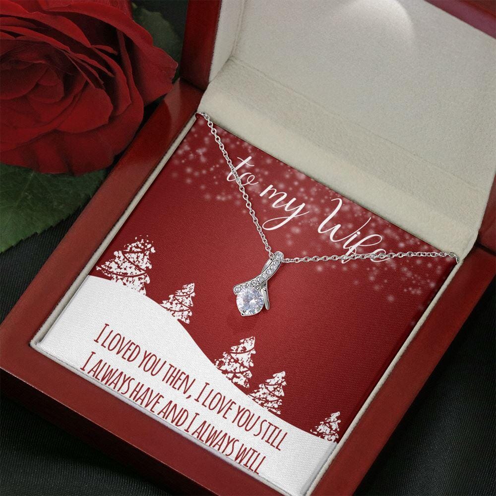 To My Wife - Always Have Always Will - Sparkling Radiance Necklace - Celeste Jewel