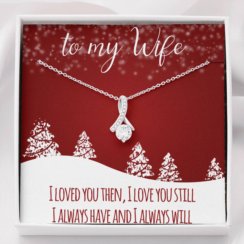 To My Wife - Always Have Always Will - Sparkling Radiance Necklace - Celeste Jewel
