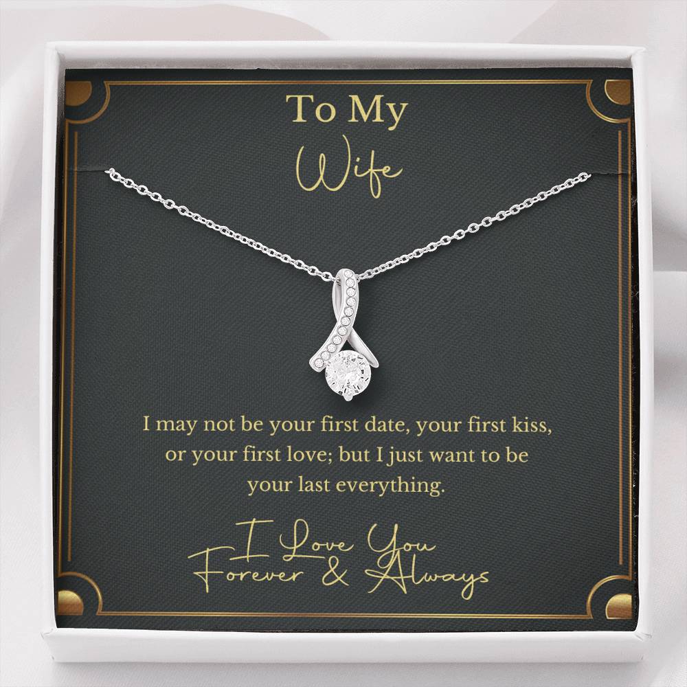 To My Wife - Forever & Always - Sparkling Radiance Necklace - Celeste Jewel