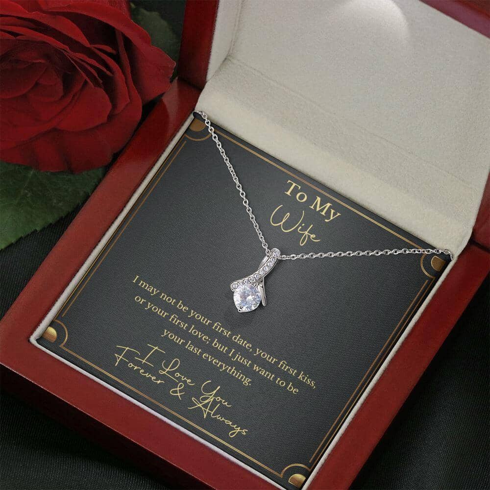 To My Wife - Forever & Always - Sparkling Radiance Necklace - Celeste Jewel