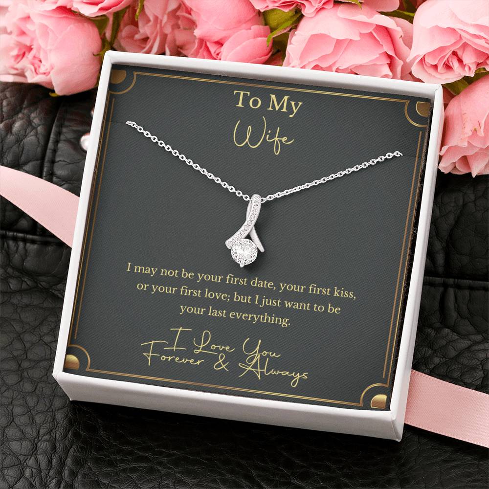 To My Wife - Forever & Always - Sparkling Radiance Necklace - Celeste Jewel