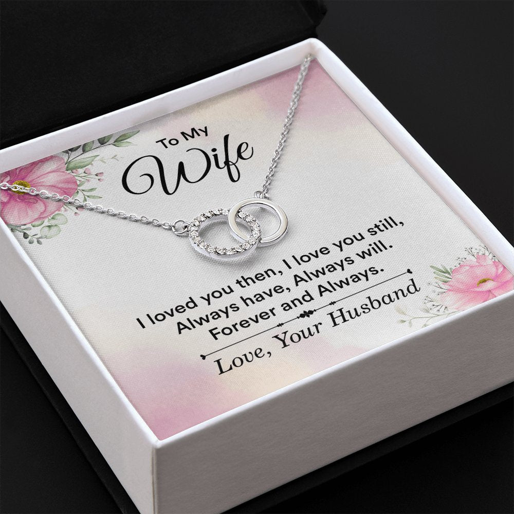 To My Wife - Forever And Always - Perfect Pair Necklace - Celeste Jewel