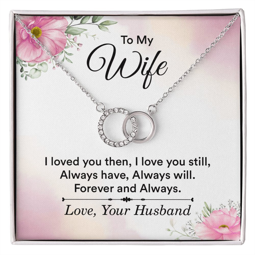 To My Wife - Forever And Always - Perfect Pair Necklace - Celeste Jewel