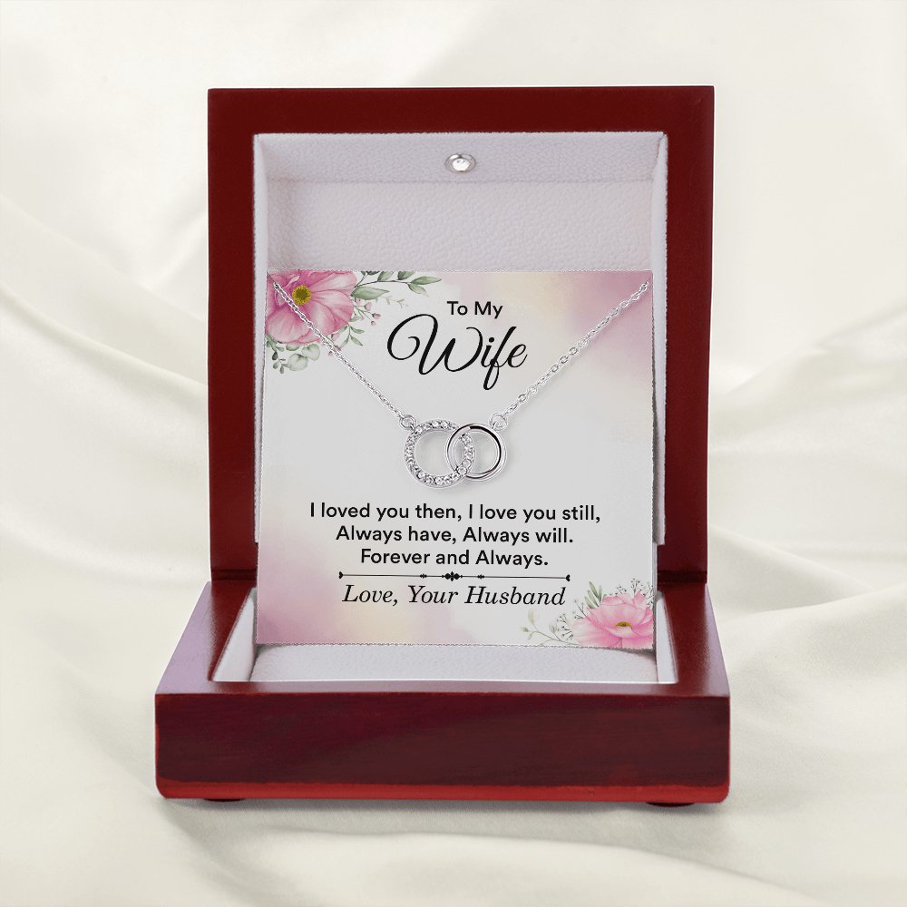 To My Wife - Forever And Always - Perfect Pair Necklace - Celeste Jewel