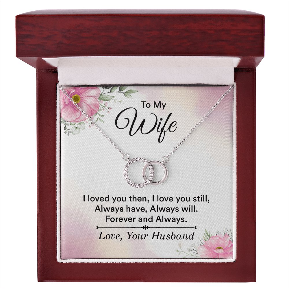 To My Wife - Forever And Always - Perfect Pair Necklace - Celeste Jewel