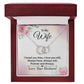 To My Wife - Forever And Always - Perfect Pair Necklace - Celeste Jewel